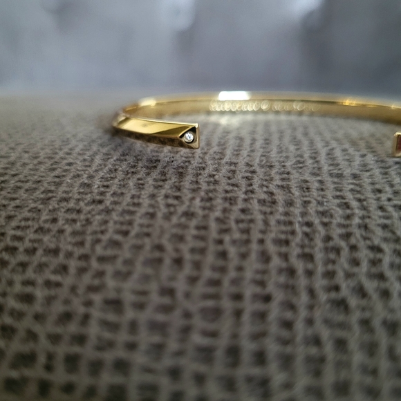 Kate Spade♠️ "Raise the Bar" Gold💛 Open Cuff Bracelet - NWT - Picture 10 of 12